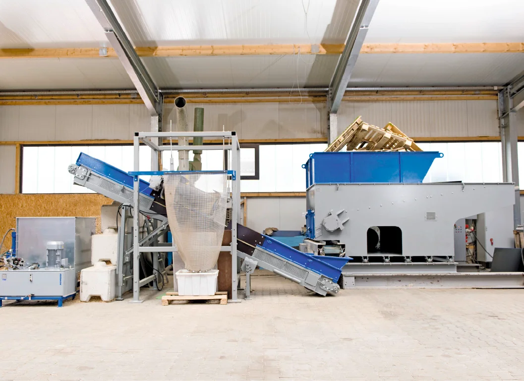 belt and magnetic separation system